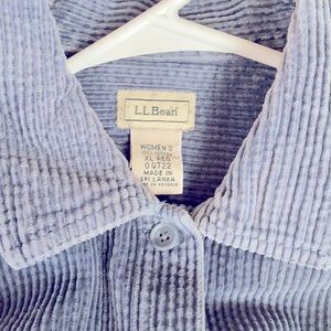 L.L. Bean Corduroy Big Shirt